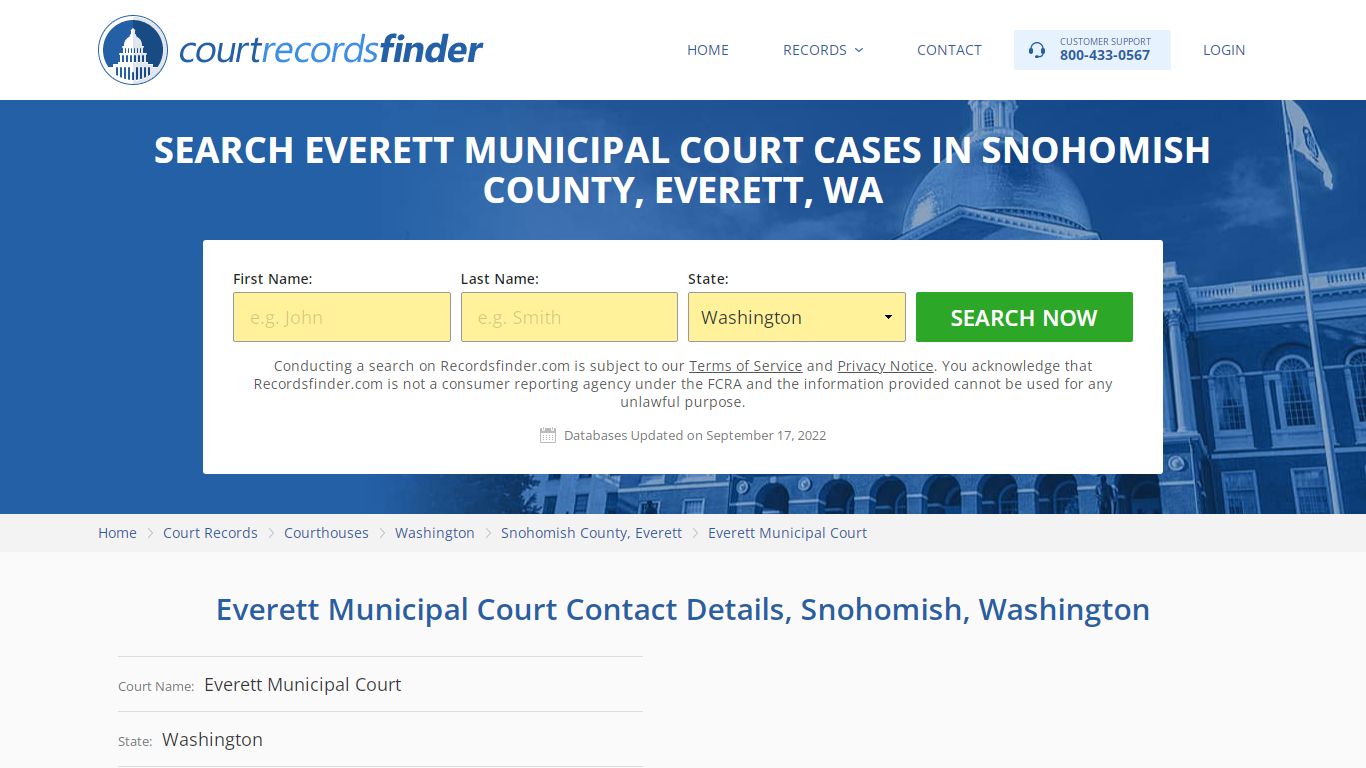 Everett Municipal Court Case Search - RecordsFinder